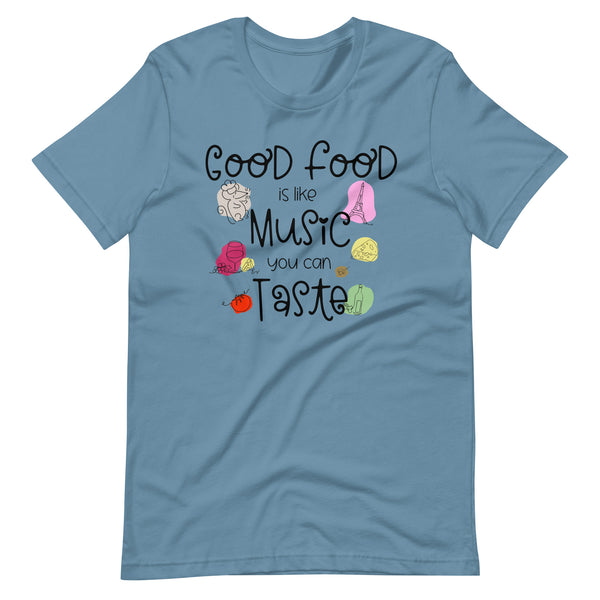 Remy Food and Wine Disney Shirt Food is like Music You Can Taste Epcot Unisex t-shirt