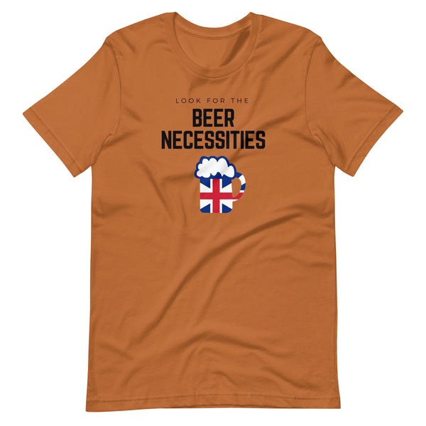 Disney Drinking Beer Necessities T-Shirt Epcot ENGLAND Beer Jungle Book Food and Wine Festival T-Shirt