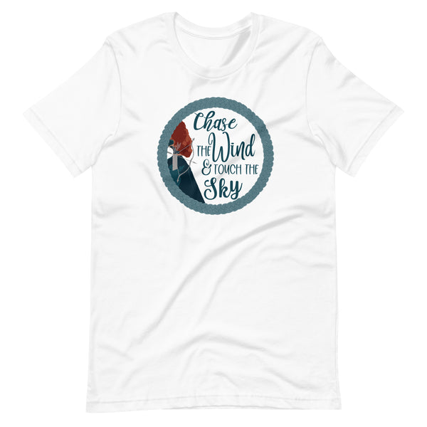 Brave Merida T-shirt Disney Princess Merida,Chase the Wind and Touch the Sky T-Shirt