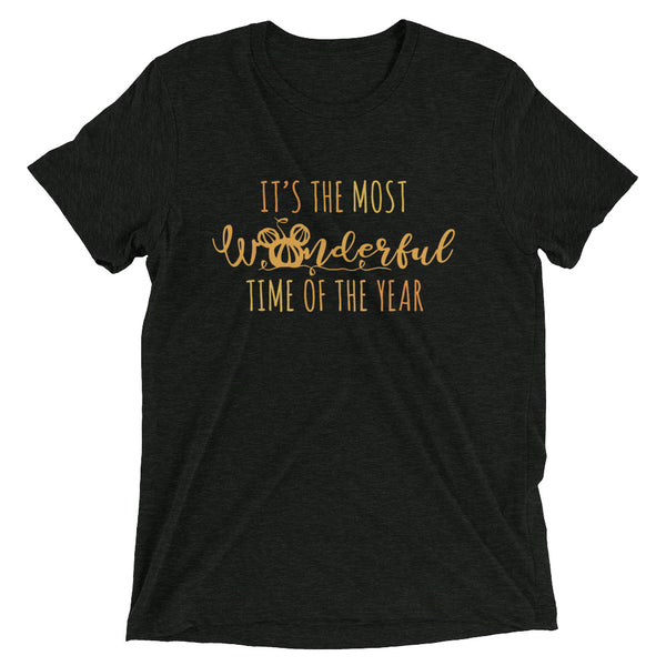 Mickey Pumpkin Fall T-shirt TRIBLEND Disney Halloween It's the Most Wonderful Time of the The Year Fall Triblend T-Shirt