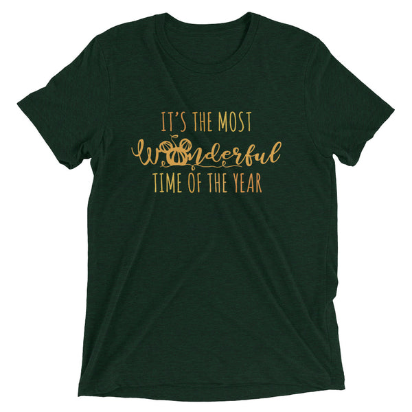 Mickey Pumpkin Fall T-shirt TRIBLEND Disney Halloween It's the Most Wonderful Time of the The Year Fall Triblend T-Shirt