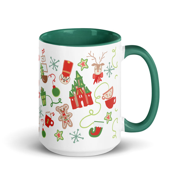 Disney Christmas Mug Merriest Place on Earth Disney Parks Holiday Mug