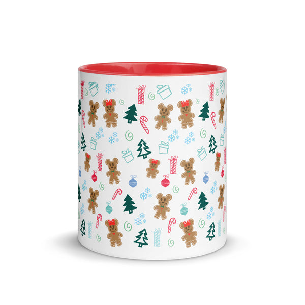Disney Gingerbread Mickey and Minnie Christmas Coffee Mug