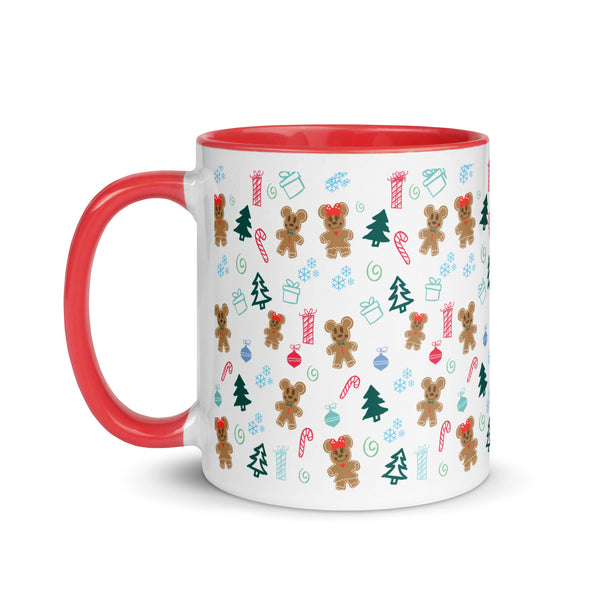 Disney Gingerbread Mickey and Minnie Christmas Coffee Mug