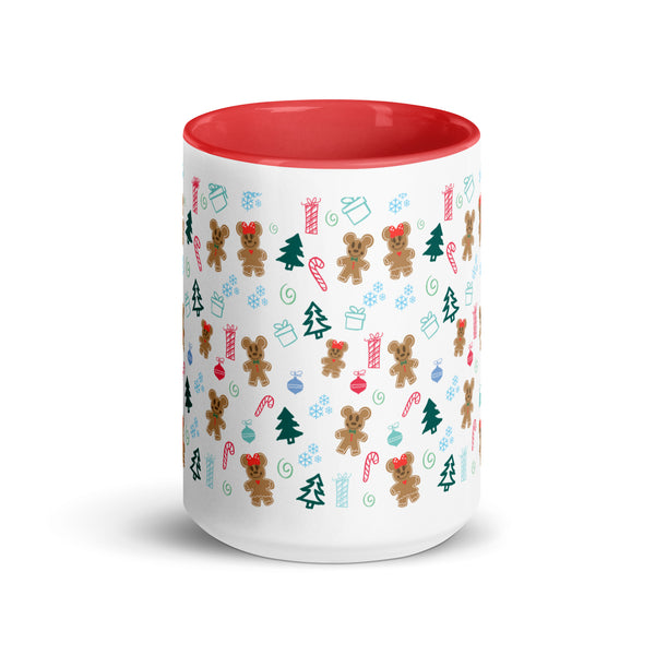 Disney Gingerbread Mickey and Minnie Christmas Coffee Mug