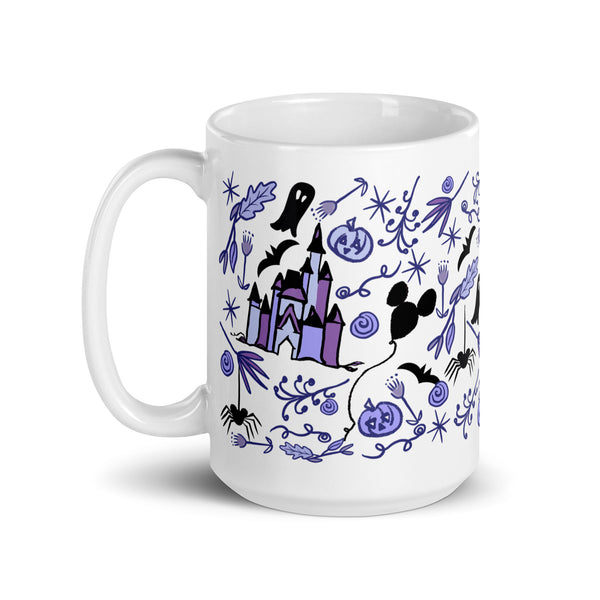 Disney Halloween Castle Mug Halloween Decor Disney Gift Disney Castle Halloween Mug
