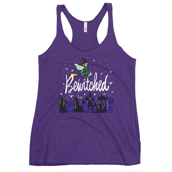 Tinkerbell Bewitched Tank Top Disney World Halloween Tinkerbell Women's Racerback Tank