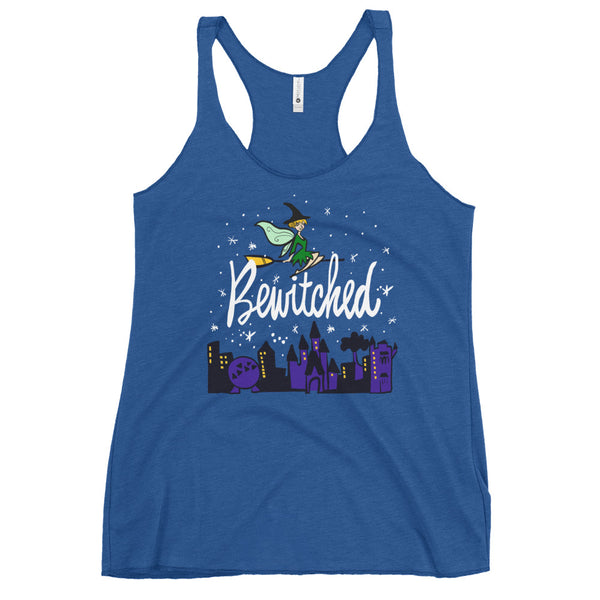 Tinkerbell Bewitched Tank Top Disney World Halloween Tinkerbell Women's Racerback Tank