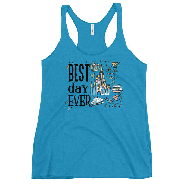 Disney Magic Kingdom Tank Top Best Day Ever Disney Family Vacation Tank Top
