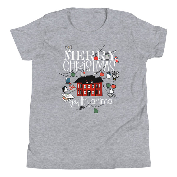 Home Alone Kid's Shirt Merry Christmas Ya Filthy Animal Christmas Family Kid's Shirt
