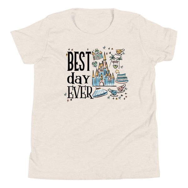 Disney Magic Kingdom Kid's Shirt Best Day Ever Disney Trip Kids Tee