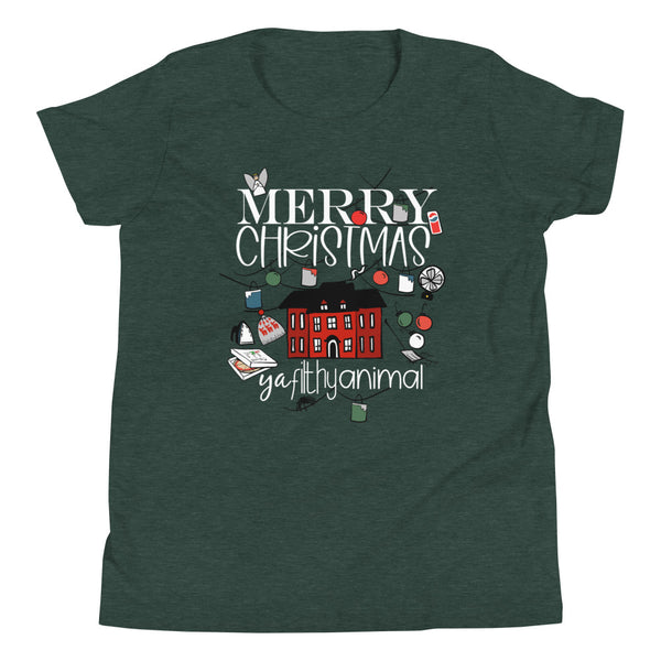 Home Alone Kid's Shirt Merry Christmas Ya Filthy Animal Christmas Family Kid's Shirt
