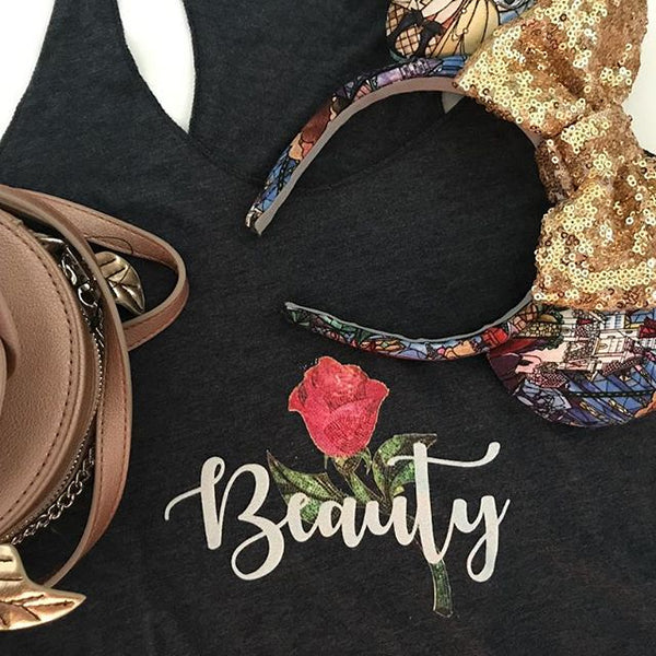 Beauty and the Beast Belle Rose Disney Tank Top