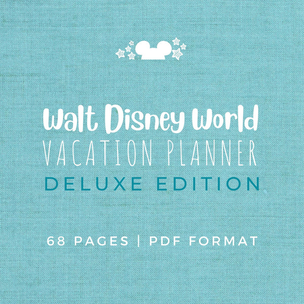 Disney World Vacation Planner DELUXE Planner Printable