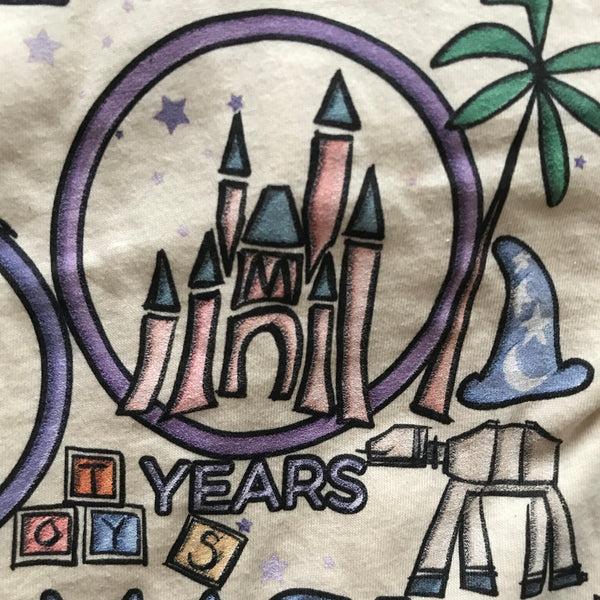 Disney 50th T-Shirt Disney Milestone 50th Birthday Disney 50th Wedding Anniversary 50 Years of Magic T-Shirt