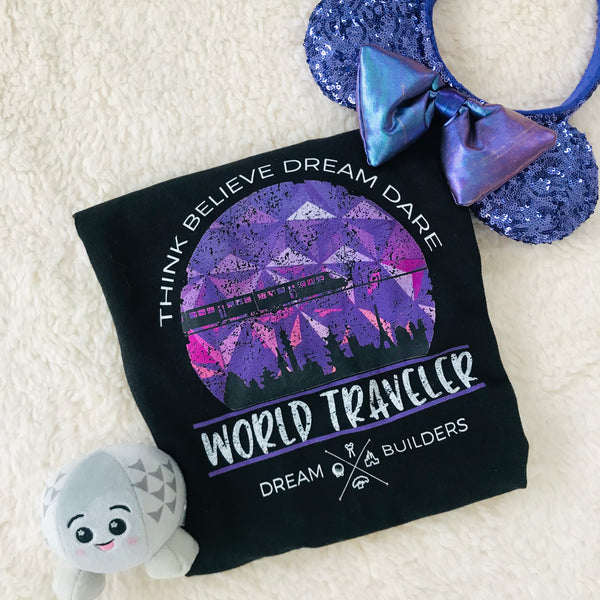 Dream Builders EPCOT T-Shirt Walt Disney World Disney World Traveler Epcot T-shirt