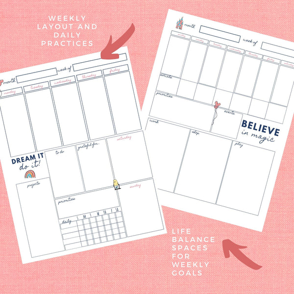 Disney CALENDER INSERTS Planner Printable