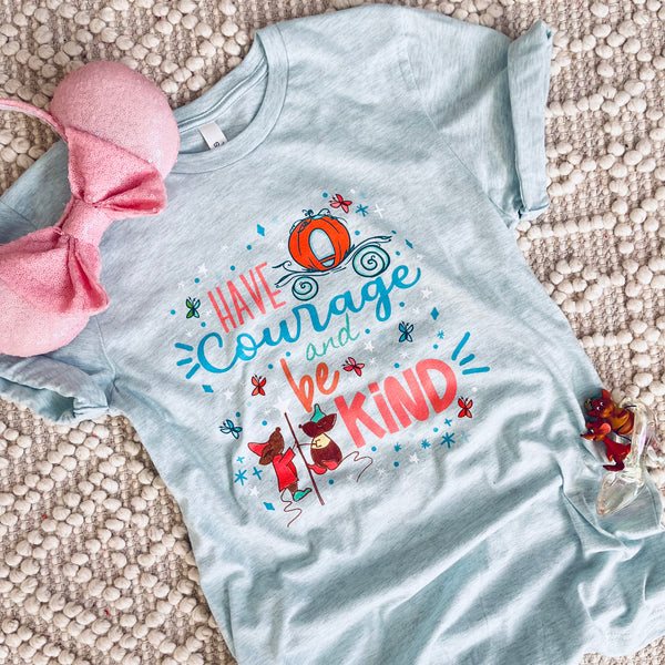 Cinderella Courage T-Shirt Have Courage and Be Kind Disney Unisex T-Shirt