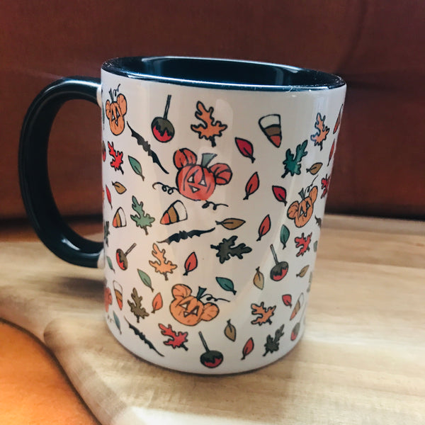 Mickey Pumpkin Halloween Mug Disney Halloween Boo to You Mug