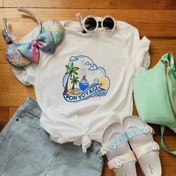Bon Voyage T-Shirt Disney Cruise Shirt Castaway Cay Unisex T-shirt