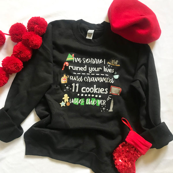 Elf Christmas Movie Cookies Buddy the Elf Unisex Sweatshirt
