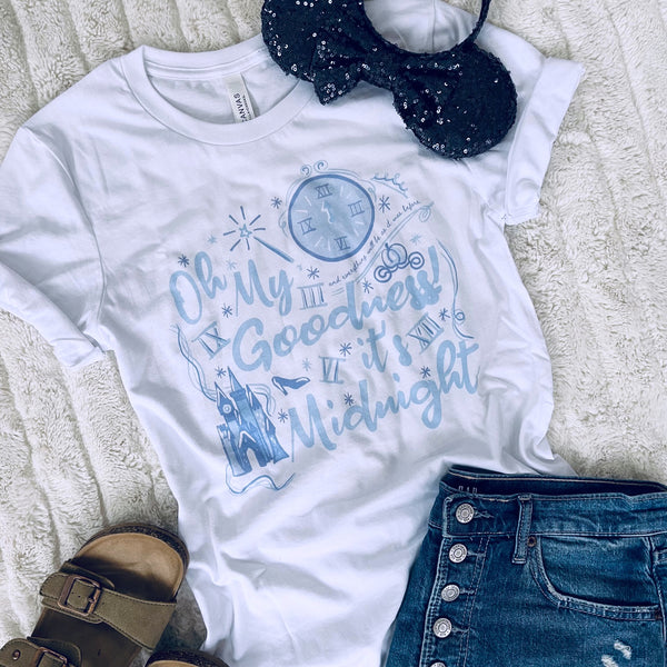 Cinderella Midnight Oh My Goodness T-shirt Disney New Years Cinderella T-shirt