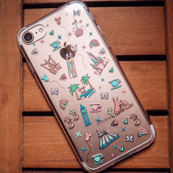 Disneyland iPhone Case California Dreamin'  Disney Inspired Icon iPhone Case