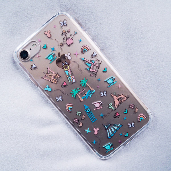 Disneyland iPhone Case California Dreamin'  Disney Inspired Icon iPhone Case