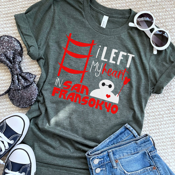 Baymax San Fransokyo T-Shirt Disneyland Big Hero 6 T-Shirt