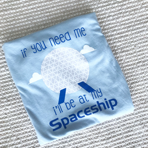 I'll be at my Spaceship Epcot Spaceship Earth Walt Disney World Inspired shirt