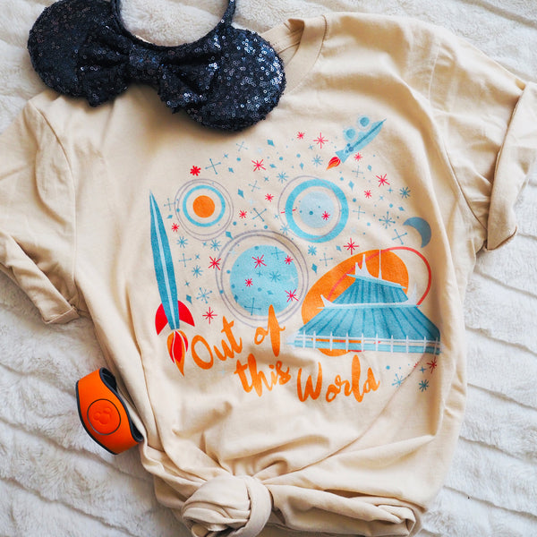 Space Mountain T-Shirt Disney Out of This World Disney Parks Unisex T-Shirt