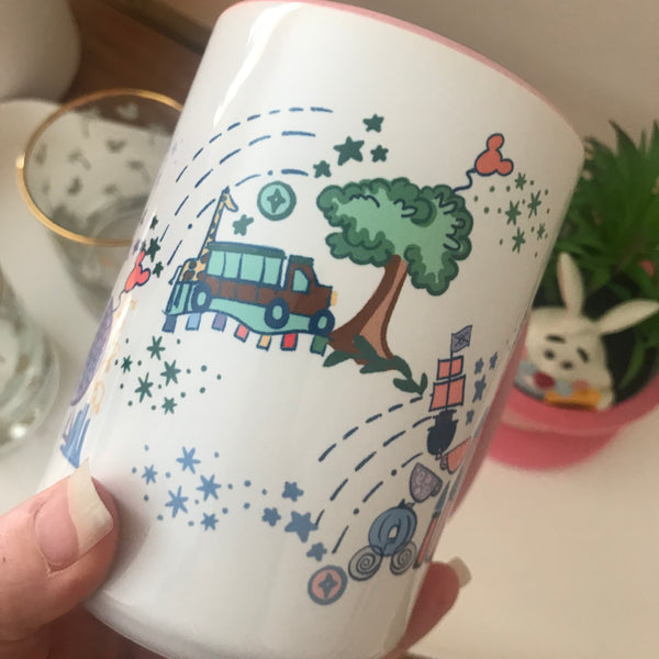 Walt Disney World 50th Anniversary Parks with Pink Handle