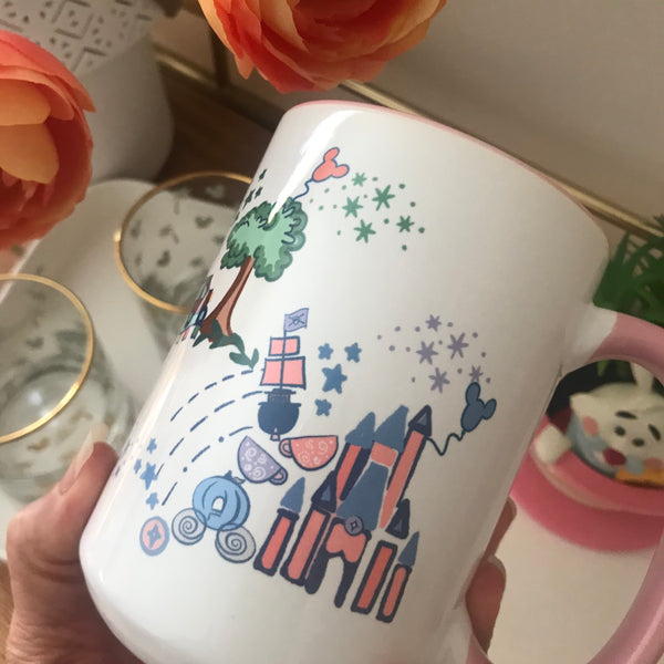 Walt Disney World 50th Anniversary Parks with Pink Handle