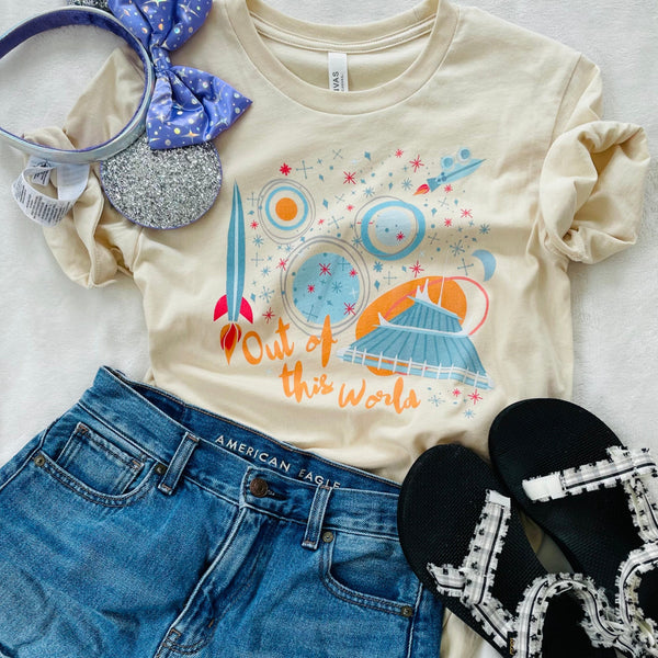 Space Mountain T-Shirt Disney Out of This World Disney Parks Unisex T-Shirt