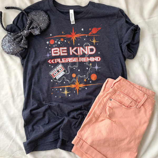 Guardians of the Galaxy T-Shirt Be Kind Please Rewind Disney Marvel Unisex T-Shirt
