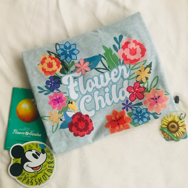 Flower Child T-Shirt Alice in Wonderland Flower and Garden Disney T-shirt