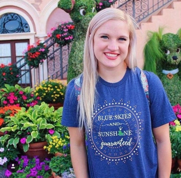 Blue Skies and Sunshine Guaranteed Disney Tiana T-Shirt The Princess and the Frog