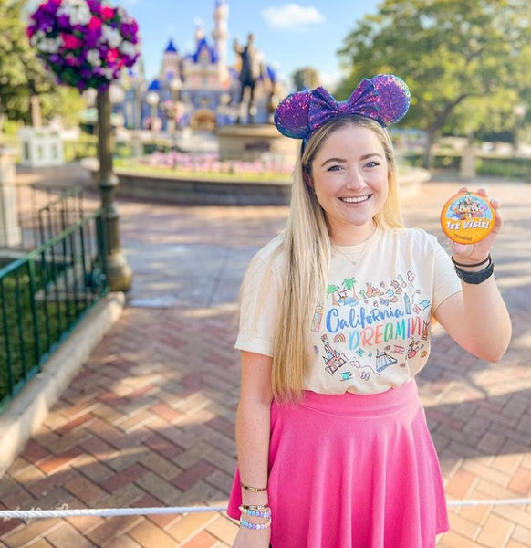 Disneyland T-Shirt California Dreamin' Tee Disney Inspired Icon Unisex T-Shirt