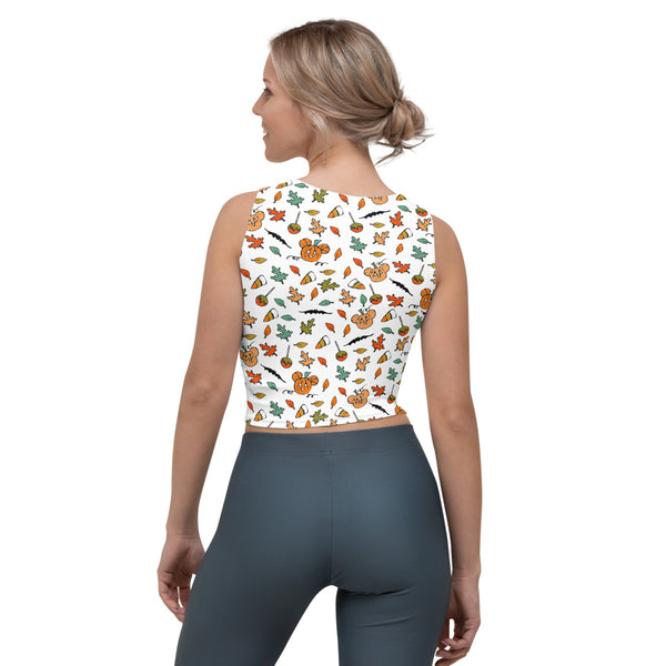 Mickey Pumpkin Halloween Crop Top Disney Halloween Boo to You Crop Top