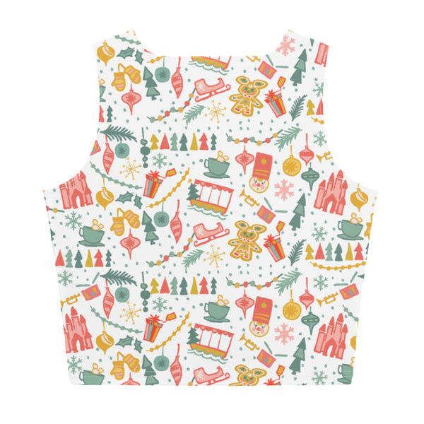 Disney Christmas List Crop Top Disney Shirt Disney at Christmas Crop Top