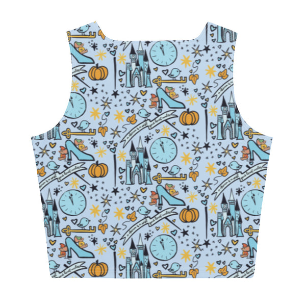 Cinderella Dreaming Crop Top Disney Princess Cinderella Crop Top