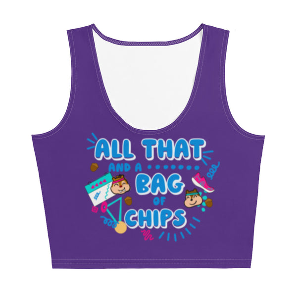 runDisney Chip and Dale 90s All that Disney running Crop Top