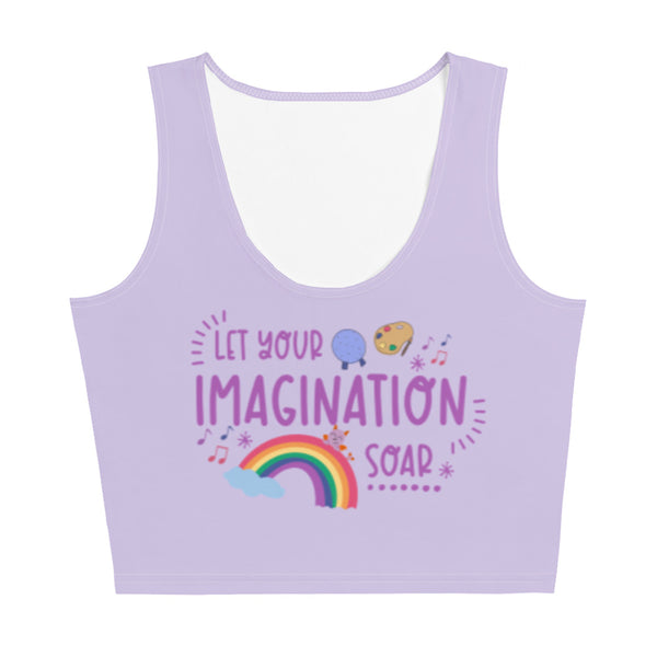 Figment Disney Crop Tank Top Festival of the Arts Imagination Crop Top