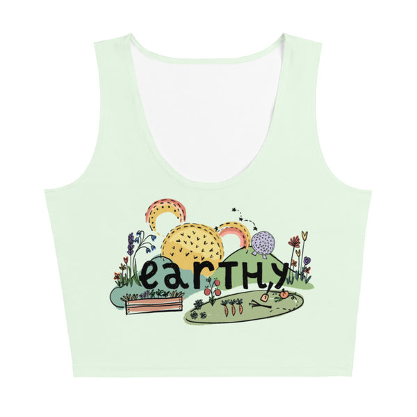 Earthy Crop Top Disney Shirt Mickey Epcot Flower and Garden Festival Disney Garden Crop Top