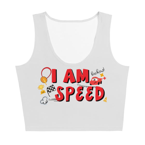 runDisney Cars I Am Speed Springtime Surprise Disney running Crop Top