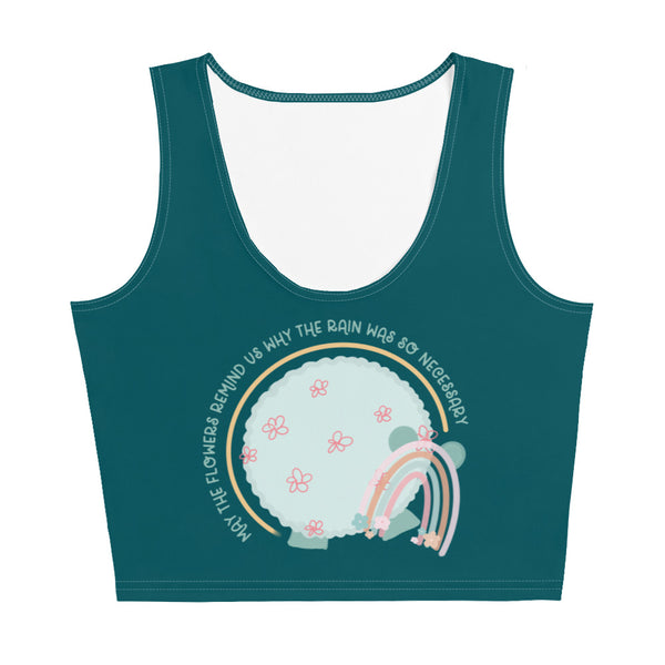 Epcot Flower and Garden Spaceship Earth Mickey Rainbow Disney Crop Top