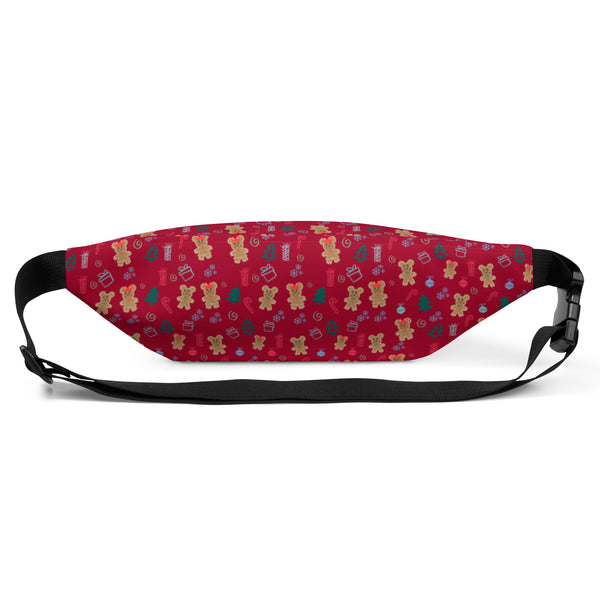 Gingerbread Mickey and Minnie Belt Bag Disney Holiday Fanny Pack