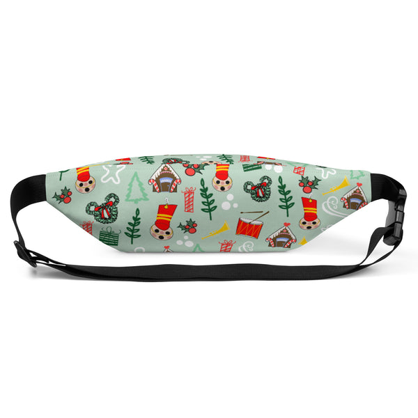 Disney Christmas Fanny Pack Once Upon a Christmastime Holiday Belt Bag