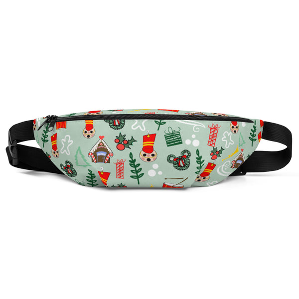 Disney Christmas Fanny Pack Once Upon a Christmastime Holiday Belt Bag