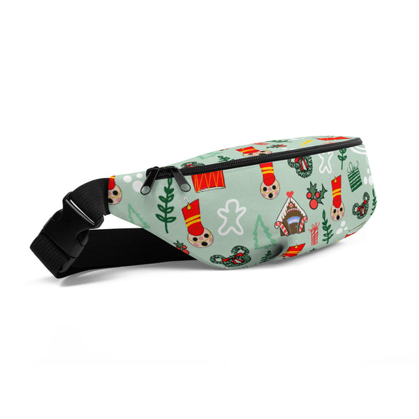 Disney Christmas Fanny Pack Once Upon a Christmastime Holiday Belt Bag